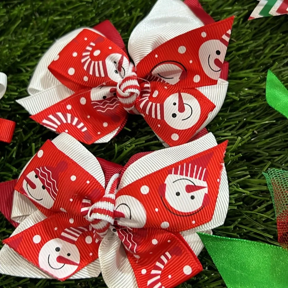 Holiday Hair Accessories - Set of 8